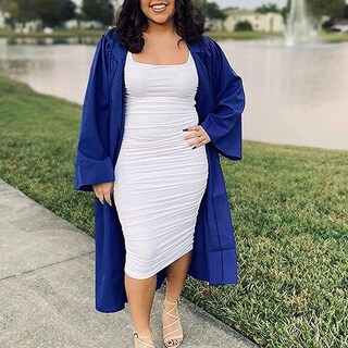 Foto 3 | Foto 3 | Vestido Sin Mangas Mookyun  Sexy  Ajustado  Fruncido  Elástico  Blanco - Venta Internacional.