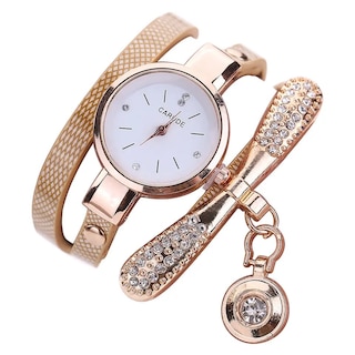 Foto 4 | Foto 4 | Reloj De Lujo Personalizado Para Mujer Con Incrustaciones Y Pulsera - Venta Internacional.