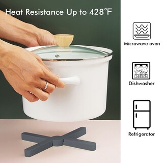 Foto 4 | Foto 4 | Tapetes Salvamanteles De Silicona Bebeeday Plegables Resistentes Al Calor Paquete De 4 - Venta Internacional.