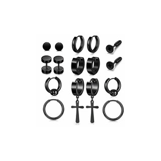 Foto 1 | Foto 1 | Paquete De Pendientes De Acero Inoxidable  8 Pares  Para Hombre Y Mujer - Venta Internacional.