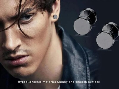 Foto 3 | Foto 3 | Paquete De Pendientes De Acero Inoxidable  8 Pares  Para Hombre Y Mujer - Venta Internacional.