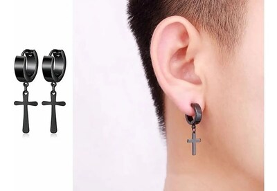 Foto 7 | Foto 7 | Paquete De Pendientes De Acero Inoxidable  8 Pares  Para Hombre Y Mujer - Venta Internacional.