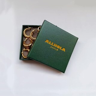 Foto 7 | Foto 7 | Pendientes De Aro Allhola De Oro De 14 Quilates 6 Pares Hipoalergénicos Para Mujer - Venta Internacional.