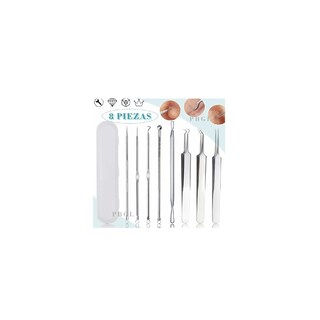 Foto 1 | Foto 1 | Set De Herramientas Para El Acné Extractor De Puntos Negros Acero Inoxidable 8 Piezas - Venta Internacional.