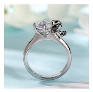 Foto 4 | Foto 4 | Anillo De Plata Fina 925 Ajustable Para Perro Regalo Para Mujer - Venta Internacional.