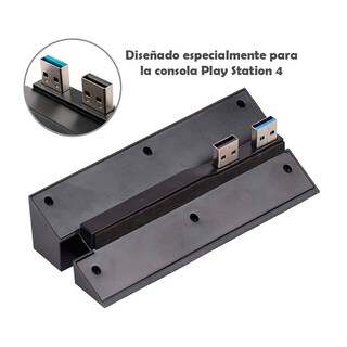 Foto 2 | Foto 2 | Adaptador Usb Hub Dobe De 5 Puertos Para Ps4 4 Usb 2.0 — 1 Usb 3 - Venta Internacional.