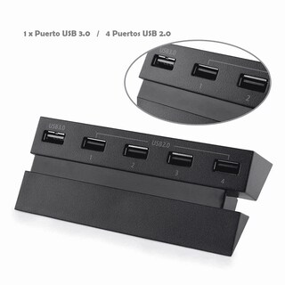 Foto 4 | Foto 4 | Adaptador Usb Hub Dobe De 5 Puertos Para Ps4 4 Usb 2.0 — 1 Usb 3 - Venta Internacional.