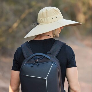 Foto 3 | Foto 3 | Gorro De Pescador Leotruny Ala Superancha Upf50+ Impermeable Color Caqui - Venta Internacional.