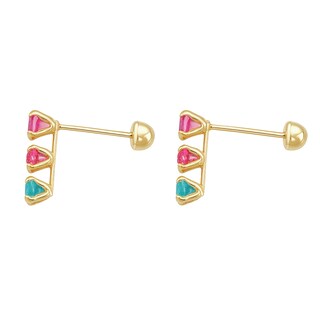 Foto 3 | Foto 3 | Broqueles Mancini T Colores Zirconia