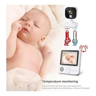 Foto 5 | Foto 5 | Cámara Vigilabebés Inalámbrica De 2 4 Ghz Con Micrófono Y Cámara Nocturna - Venta Internacional.