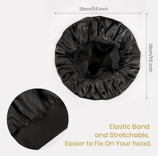 Foto 3 | Foto 3 | Gorro De Dormir Satinado Para Cabello Liso Y Rizado - Venta Internacional.