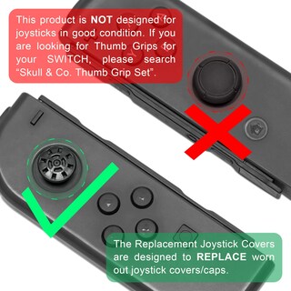 Foto 6 | Foto 6 | Fundas De Joystick De Repuesto Skull & Co. Para Nintendo Switch - Venta Internacional.