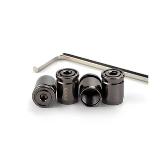 Foto 1 | Foto 1 | Tapa Antirrobo Aicel Para Vástago De Válvula De Neumático Aleación De Zinc 4 Unidades Negra - Venta Internacional.