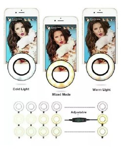 Foto 4 | Foto 4 | Lámpara De Escritorio Con Anillo De Luz Led Para Fotografía Selfie Tiktok 2 En 1 - Venta Internacional.