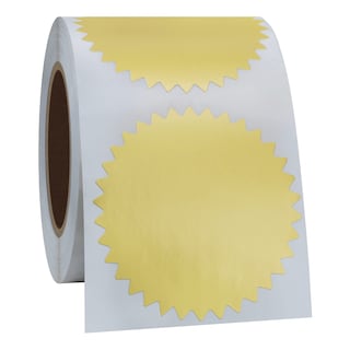 Foto 4 | Foto 4 | Etiquetas De Sellado Certificadas Hybsk Gold Metallic 51 Mm 300 Piezas - Venta Internacional.
