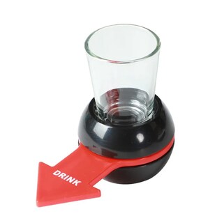 Foto 6 | Foto 6 | Spin Drinking Game Pointer Shot Spinner Con Vaso De Cristal - Venta Internacional.
