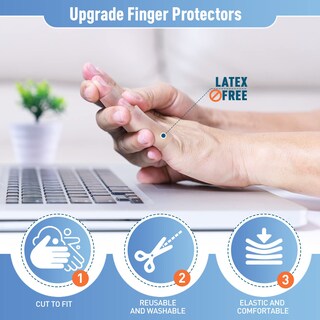 Foto 3 | Foto 3 | Protectores De Gel Para Mangas Para Dedos Kimihome  16 Unidades (8 Grandes Y 8 Medianos) - Venta Internacional.