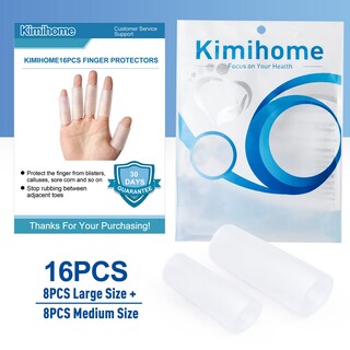 Foto 7 | Foto 7 | Protectores De Gel Para Mangas Para Dedos Kimihome  16 Unidades (8 Grandes Y 8 Medianos) - Venta Internacional.