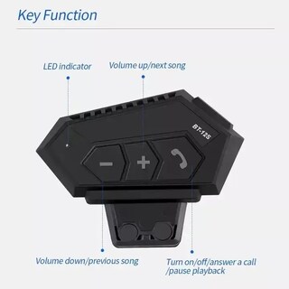 Foto 2 | Foto 2 | Auriculares Bluetooth Intercom Para Motocicletas Bt12 Bluetooth 5 - Venta Internacional.