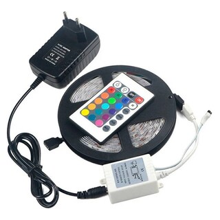 Foto 1 | Foto 1 | Cinta De Tiras De Luz Led 5 M 300 Rgb Multicolor Con Mando A Distancia - Venta Internacional.