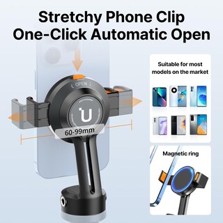 Foto 4 | Foto 4 | Soporte Para Trípode Ulanzi Teléfono Celular Magnético Rotación De 360° - Venta Internacional.