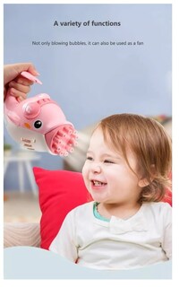 Foto 3 | Foto 3 | Bubble Gun Bubbler Juguete Con Forma De Delfín Rosa Líquido - Venta Internacional.