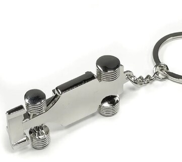 Foto 3 | Foto 3 | Llavero Colgante De Metal Formula F1 Race Aleación De Zinc - Venta Internacional.