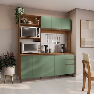 Foto 1 | Foto 1 | Cocina Integral Kappesberg Luna 192.5cm Canela/verde