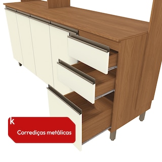 Foto 5 | Foto 5 | Cocina Integral Kappesberg Luna 192.5cm Canela/blanco