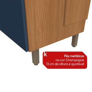 Foto 7 | Foto 7 | Cocina Integral Kappesberg Luna 192.5cm Canela/azul