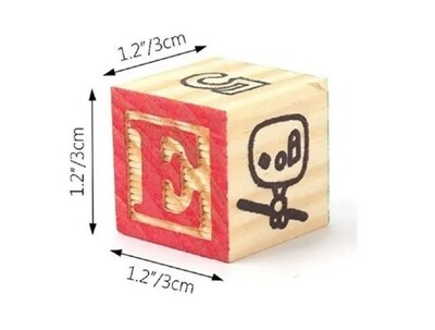 Foto 3 | Foto 3 | Juguete Educativo: Cubos De Madera Figuras Números Y Letras - Venta Internacional.