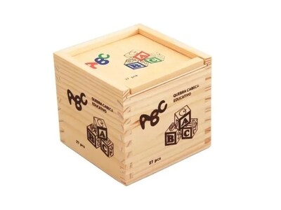 Foto 4 | Foto 4 | Juguete Educativo: Cubos De Madera Figuras Números Y Letras - Venta Internacional.