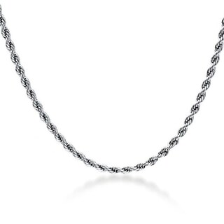 Foto 2 | Foto 2 | Collar De Acero Inoxidable Con Cadena Torbillon De 4 Mm Y 60 Cm Para Hombre - Venta Internacional.