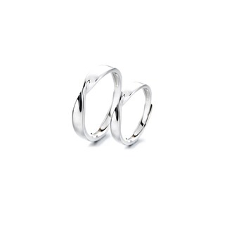 Foto 1 | Foto 1 | Anillo Ajustable Para Pareja Infinite Love De Plata 925 - Venta Internacional.