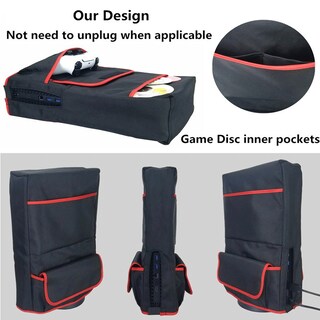 Foto 2 | Foto 2 | Cubierta Antipolvo Ps5 Con Compartimentos - Negra - Venta Internacional.