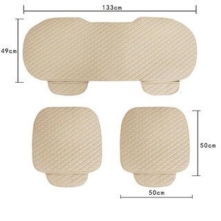 Foto 2 | Foto 2 | Funda De Asiento De Coche Gfodaley Tela De Lino Tamaño Universal Color Beige - Venta Internacional.