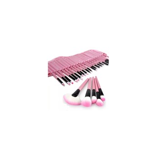 Foto 1 | Foto 1 | Set De Brochas De Maquillaje Profesional Rosa De 32 Piezas Con Funda - Venta Internacional.