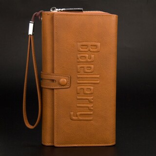 Foto 1 | Foto 1 | Monedero Largo Baellerry De Cuero Negro Para Hombre - Venta Internacional.