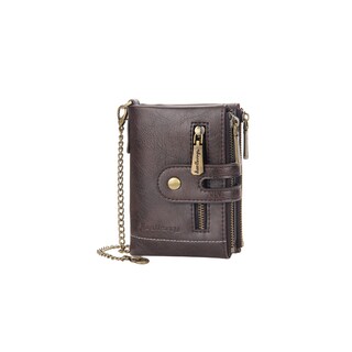 Foto 1 | Foto 1 | Cartera Antimagnética De Piel Ecológica Con Cadena Para Hombre - Venta Internacional.