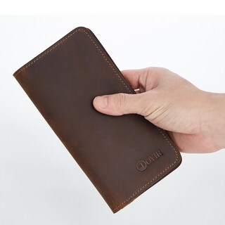 Foto 4 | Foto 4 | Billetera Joyir De Piel Auténtica Larga Vintage Para Hombre - Venta Internacional.