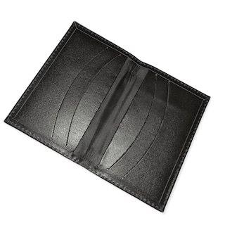 Foto 2 | Foto 2 | Tarjetero De Piel Negra De Estilo Clásico Para Hombre - Venta Internacional.