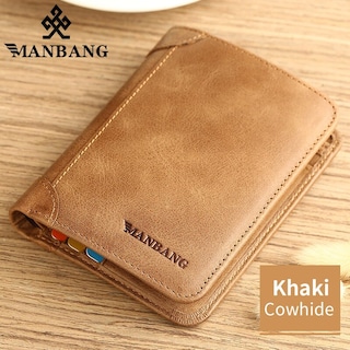 Foto 1 | Foto 1 | Cartera Manbang De Piel Auténtica Para Hombre - Venta Internacional.