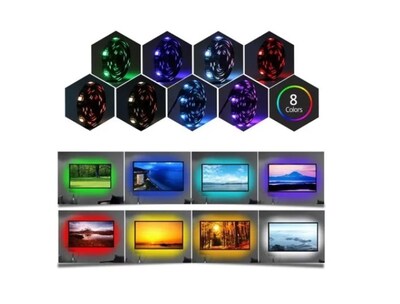 Foto 2 | Foto 2 | Tira De Luces Led 5050 Rgb Bluetooth Usb De 2 Metros - Venta Internacional.