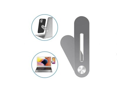 Foto 2 | Foto 2 | Soporte Magnético Para Iphone Android Macbook Notebook Gris - Venta Internacional.