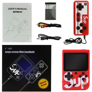 Foto 5 | Foto 5 | Consola De Juegos Portátil Sup Retro Mini 400 Games Con Control Remoto - Venta Internacional.