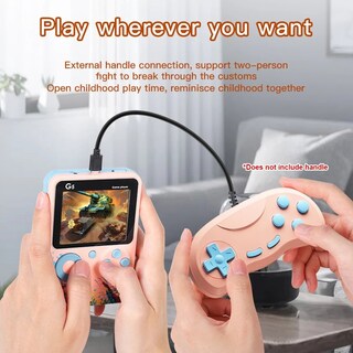 Foto 3 | Foto 3 | Miniconsola De Videojuegos Portátil Portátil 500 Games G5 - Venta Internacional.