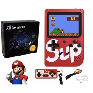 Foto 4 | Foto 4 | Consola De Juegos Retro Portátil Sup 400 Games Con Mando Amarillo - Venta Internacional.