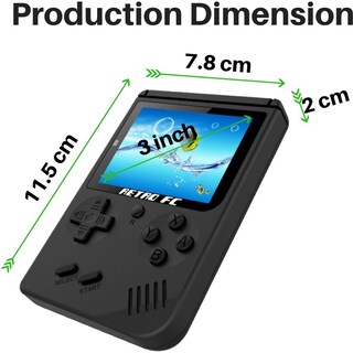Foto 7 | Foto 7 | Consola De Juegos Retro Portátil Sup 400 Games Con Mando Amarillo - Venta Internacional.