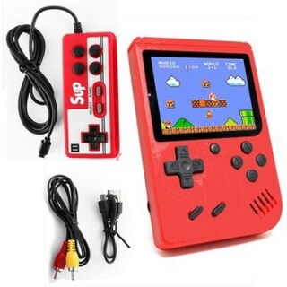 Foto 3 | Foto 3 | Consola De Juegos Retro Portátil Sup 400 Games Con Mando Amarillo - Venta Internacional.