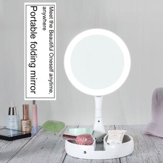 Foto 5 | Foto 5 | Espejo De Maquillaje Led De Sobremesa Ajustable 1x/10x - Venta Internacional.